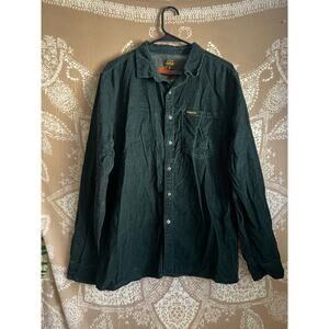 Billabong Wrangler Bowie Long Sleeve Corduroy Button-Up Western Pocket Shirt